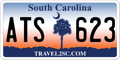 SC license plate ATS623