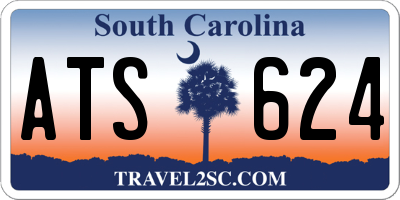 SC license plate ATS624
