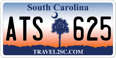 SC license plate ATS625