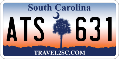 SC license plate ATS631