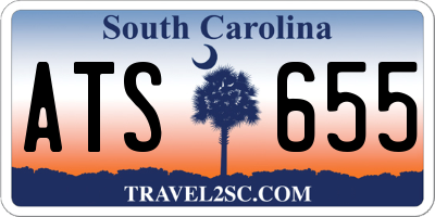 SC license plate ATS655