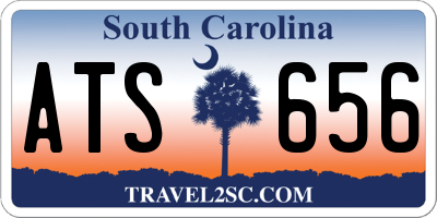 SC license plate ATS656