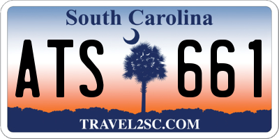 SC license plate ATS661