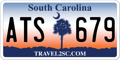 SC license plate ATS679