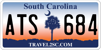 SC license plate ATS684