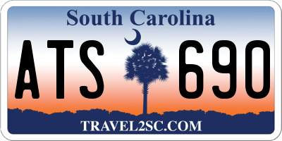 SC license plate ATS690