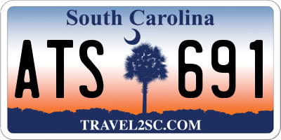 SC license plate ATS691
