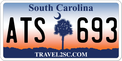 SC license plate ATS693