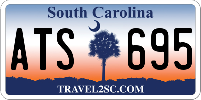 SC license plate ATS695