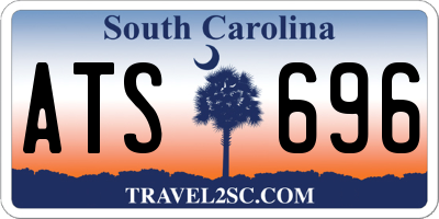 SC license plate ATS696
