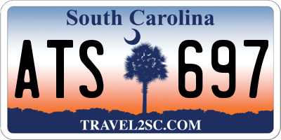 SC license plate ATS697