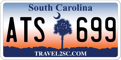 SC license plate ATS699