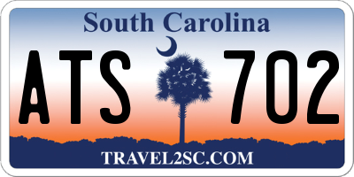 SC license plate ATS702
