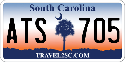 SC license plate ATS705