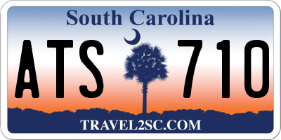 SC license plate ATS710