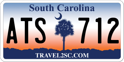 SC license plate ATS712