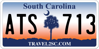 SC license plate ATS713