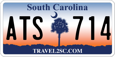 SC license plate ATS714