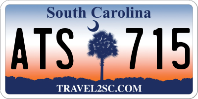 SC license plate ATS715