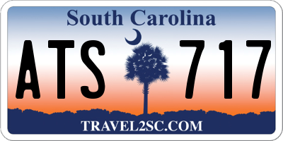 SC license plate ATS717