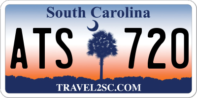 SC license plate ATS720