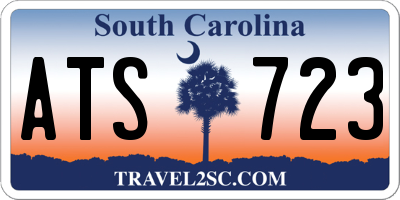 SC license plate ATS723