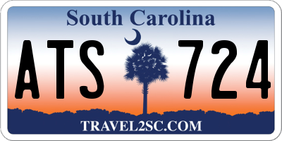 SC license plate ATS724
