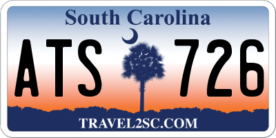 SC license plate ATS726