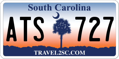 SC license plate ATS727
