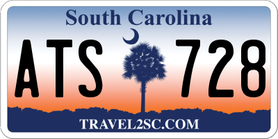SC license plate ATS728