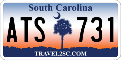 SC license plate ATS731