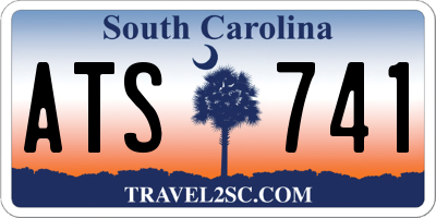 SC license plate ATS741