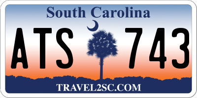 SC license plate ATS743