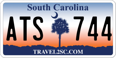 SC license plate ATS744