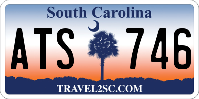 SC license plate ATS746