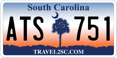 SC license plate ATS751