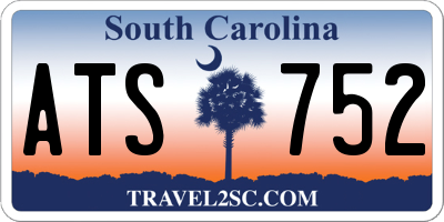 SC license plate ATS752