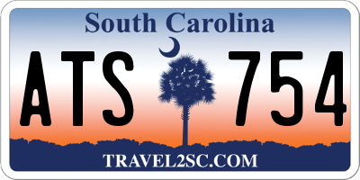 SC license plate ATS754
