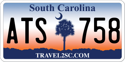 SC license plate ATS758