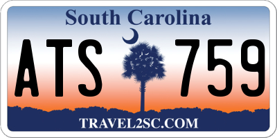 SC license plate ATS759