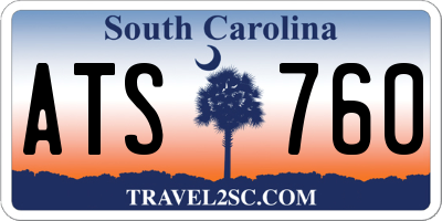 SC license plate ATS760