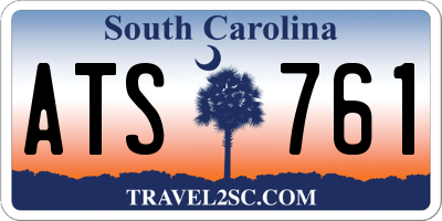 SC license plate ATS761