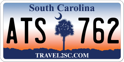 SC license plate ATS762