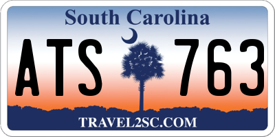 SC license plate ATS763