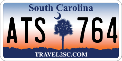 SC license plate ATS764