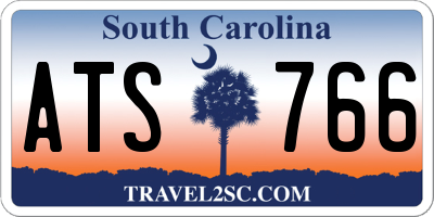 SC license plate ATS766