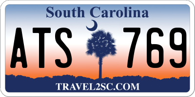 SC license plate ATS769