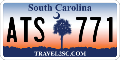 SC license plate ATS771