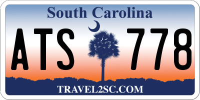 SC license plate ATS778