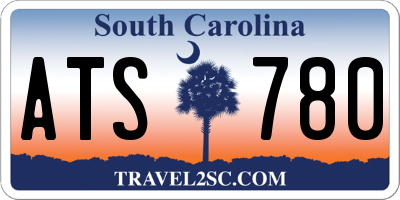 SC license plate ATS780